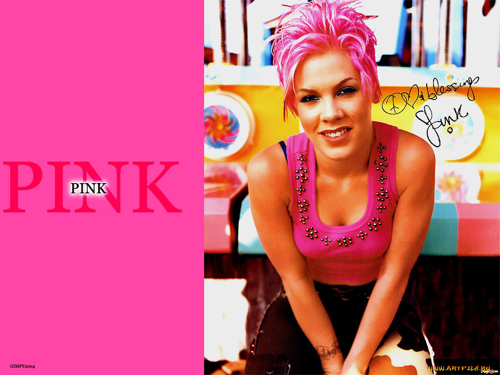 , pink